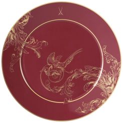 Meissen Vorspeise- Und Dessertteller, Form No 41 , Mystic Maison , Bordeaux, Ø 22 Cm 