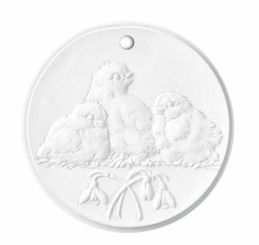 Meissen Medaille Ostern 36 cm 
