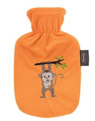 Fashy Wärmflasche mit Flauschbezug Affe Aiko 0,8 L 