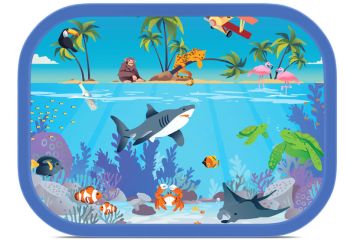 Mepal Brotdose Campus tropical ocean 