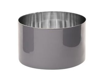Gift Company Saigon Windlicht S Emaille Edelstahl cool gray/silber 