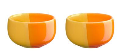 ASA Selection 2er Set Eierbecher, Orange Smoothie Joy, L. 47mm, B. 47mm, H. 30mm 