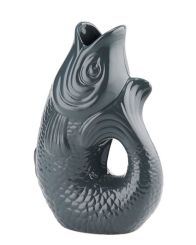 Gift Company Monsieur Carafon Fisch Vase S grau 1 2 L 