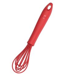 Kochblume Schneebesen klein 22 cm rot 