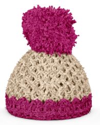 Fiftyeight Products Eierbecher Mützchen elfenbein/fuchsia 