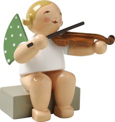 Wendt & Kühn Engel mit Bratsche sitzend 