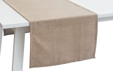 Pichler Tischdecke 150x300 cm Panama taupe 