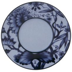 Meissen Espressountertasse, Form No 41 , The Original , Blau, Ø 12 Cm 