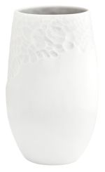 Meissen Vase, Faustkeilserie, Mittel, Weiß, H 22,5 Cm 