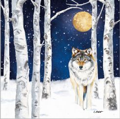 Paperproducts Servietten 25x25 cm Winter Wolf 