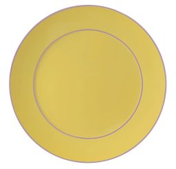 Meissen Speiseteller, Form No 41 , The Original , Uni, Gelb, Ø 29 Cm 