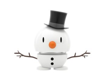 Hoptimist Snowman S White 