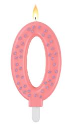 Legami Maxi-Kerze für Torte Pink 0 