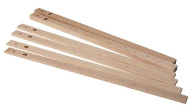 Birkmann Ausroll Hölzer Easy Baking 35 cm Holz 3 Paar in den Stärken 3, 5, 10 mm 