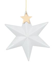 Räder Porzellanstern Goldstern Dia:10 cm 