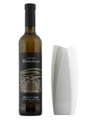Meissen Wein-Set Vase, 2-tlg., Wackerbarth Traminer Spätlese 0,5l, 12 Vol., Vase 