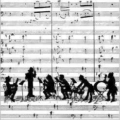 Paperproducts Design Servietten 33x33 cm Orchestra 
