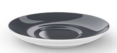 Dibbern Solid Color Anthrazit Kaffee Untertasse 