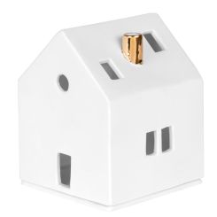 Räder Lichthaus Goldener Schornstein 8x8x10,5 cm 