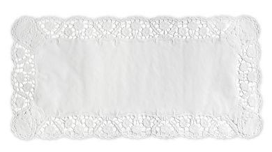 Städter Tortenspitze 40x20 cm weiß Rechteck 6 Stk. 