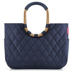 Reisenthel Loopshopper L Frame Rhombus Midnight Gold 