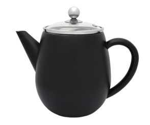 Bredemeijer Teekanne Duet Eva 1,1 L schwarz matt 
