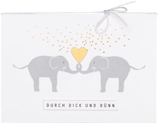 Räder Pärchenkarte Durch dick und dünn 