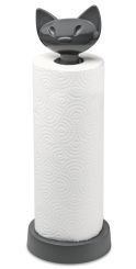 Koziol Küchenrollenhalter Miaou nature ash grey 