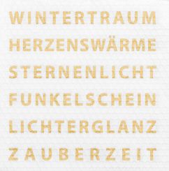 Räder Serviette 33x33cm Wintertraum 