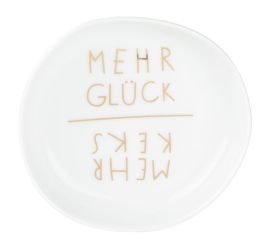 Räder Weihnachtsschälchen Mehr Keks, mehr Glück Ø 10,5 cm H 2 cm 