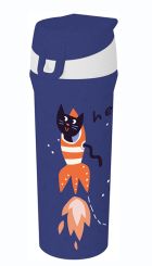 Koziol Trinkflasche 500 ml Stan 0,5 Space organic blue space 