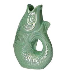 Gift Company Monsieur Carafon Fisch Vase S rainbow mint 1,2 L 