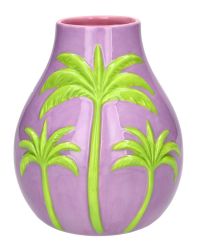 Gift Company Artisan Vase Palme M lila/grün 