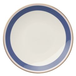 Dibbern Capri Teller 24 cm Blau / Rosé 