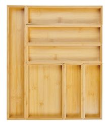 Lurch Organizer-System Box Bambus 7X28 cm 