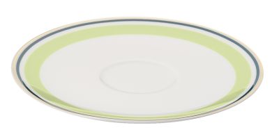 Dibbern Capri Untertasse 0,2L / 0,25 L Maigrün / Dunkelgrün 