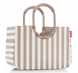 Reisenthel Loopshopper L Summerstripes Coffee 