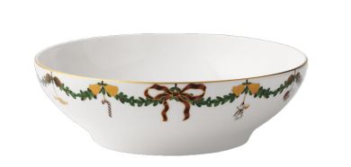 Royal Copenhagen Star Fluted Christmas Servierschale 220 cl 