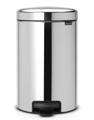 Brabantia Treteimer Newicon 12 L Brilliant Steel 