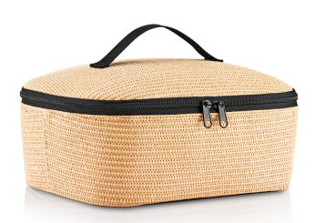 Reisenthel Coolerbag M Pocket Raffia Black 