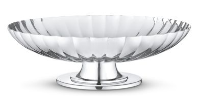 Georg Jensen Sockelschale Bernadotte Edelstahl 