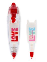 Legami Stift mit Dekoband Deco Tape Heart 