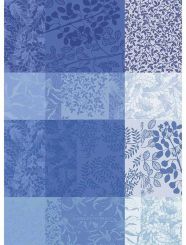 Garnier-Thiebaut Geschirrtuch Mille Rameaux Tor Bleu 56x77 Cm 100% Gekämmte Baumwolle 