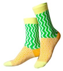 Doiy Socken EMS Instant Ramen Chili (52,5% Polyamide, 35,6% Cotton, 8,5% Polyester, 2,3% Elastane, 1,1% Elastodiene) 
