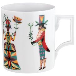 Meissen Henkelbecher, Form Berlin , Flower Ballet , Olaf Hajek, V 0,25 L 