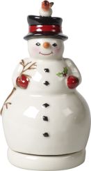Villeroy & Boch Nostalgic Melody Schneemann drehend 8x8x15 cm 