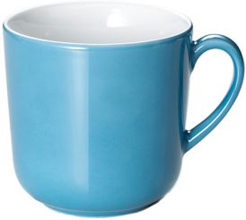 Dibbern Solid Color Vintage Blue Becher mit Henkel 0,32 L 