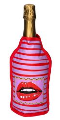 Gift Company Froid Kühlmanschette Motiv: Lippen violett/ rot 