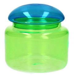 Gift Company Voile Glasdose L Borosilikatglas neon türkis/grün gs 