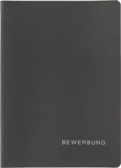 Brunnen Bewerbungsmappe schwarz Soft 3tlg. 